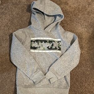 Hurley Kids Gray Camo Logo Hoodie
